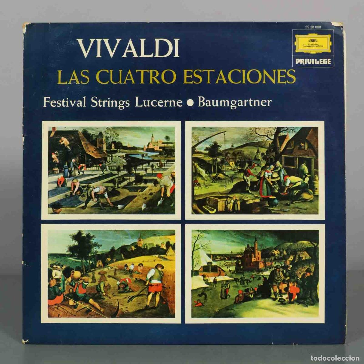 Discos de vinilo: LP. Las Cuatro Estaciones - Antonio Vivaldi - Festival Strings Lucerne, Rudolf Baumgartner
