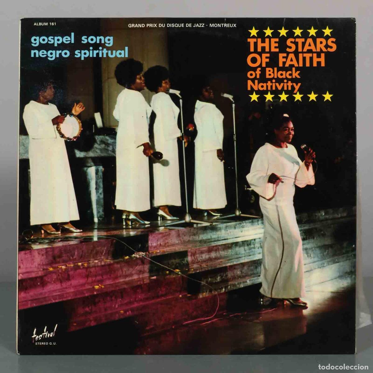 Discos de vinilo: LP. Gospel Song Negro Spirituals - The Stars Of Faith Of Black Nativity