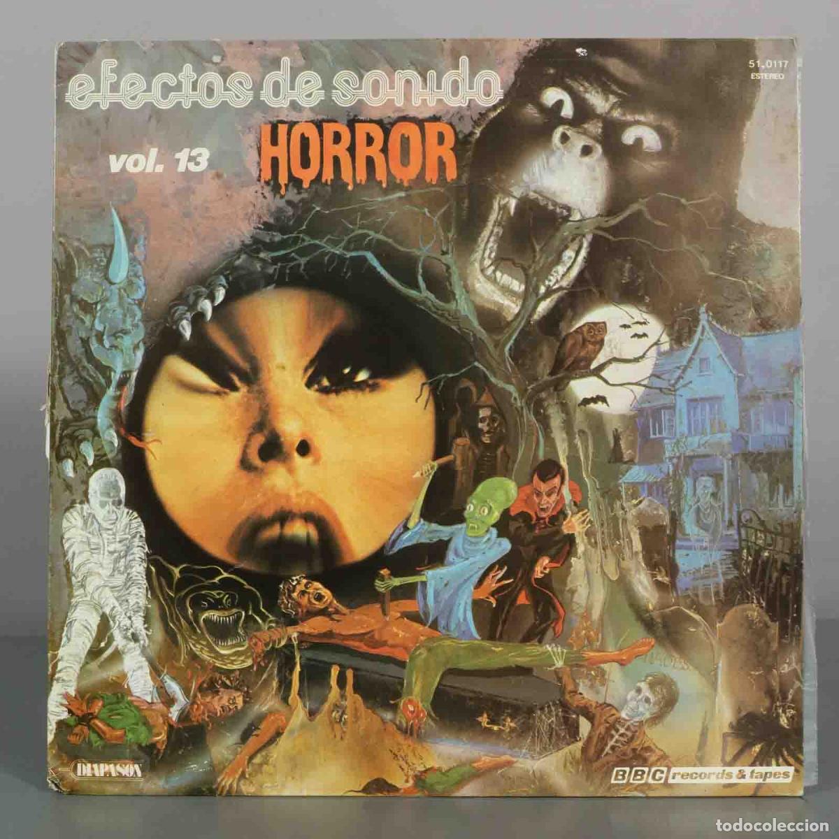 Discos de vinilo: LP. Efectos de sonido vol. 13 - HORROR
