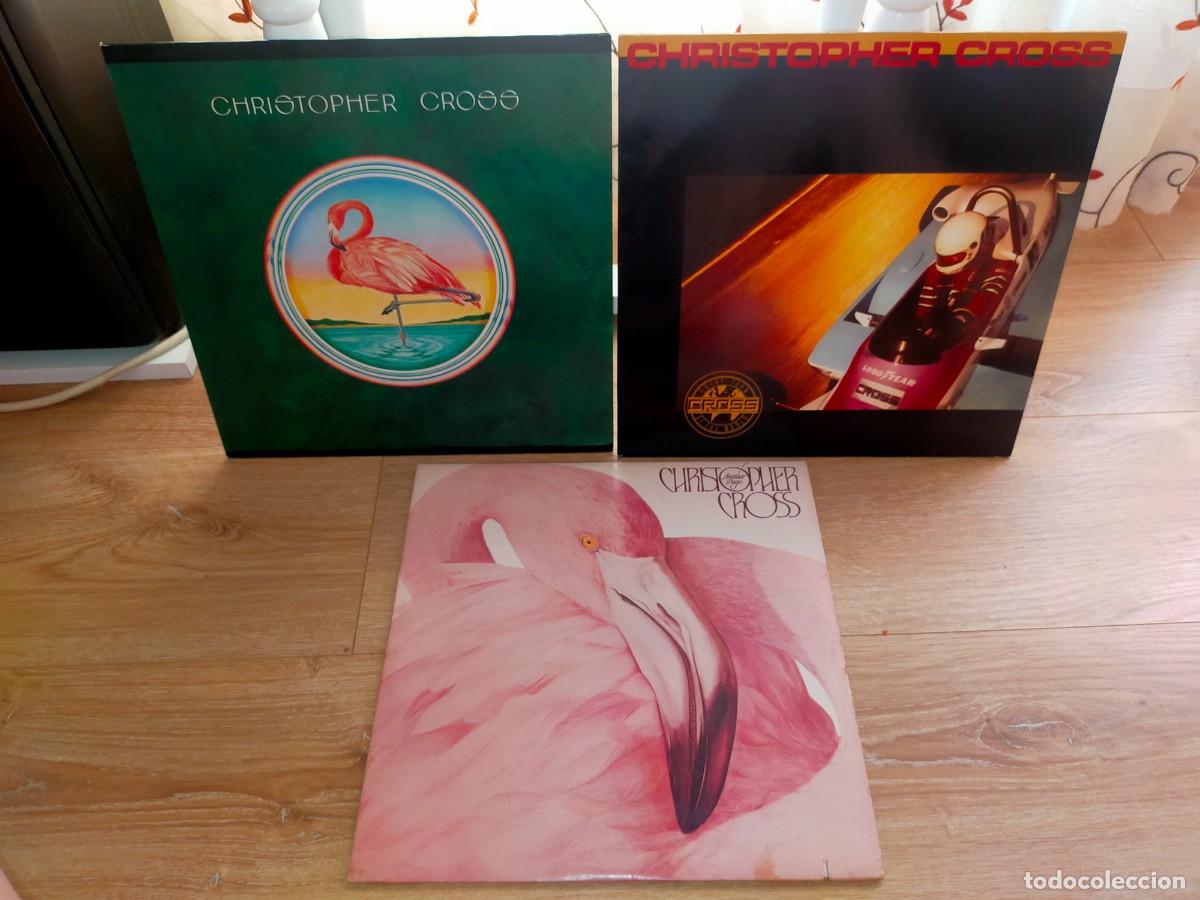 Discos de vinilo: LOTE DE 3 LPs DE CHRISTOPHER CROSS