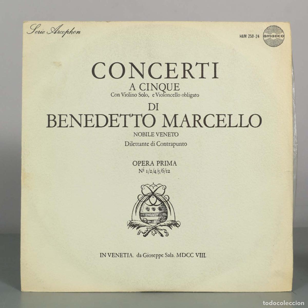 Discos de vinilo: LP. Concerti A Cinque - Benedetto Marcello - I Solisti di Milano, Angelo Ephrikian