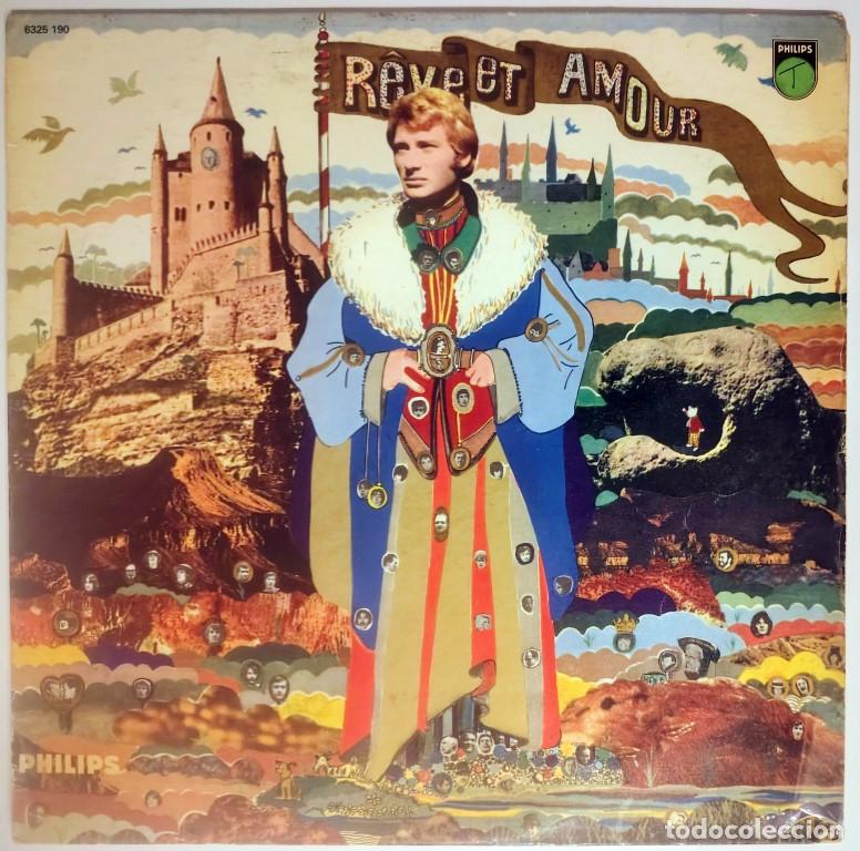Discos de vinilo: Johnny Hallyday. R&ecirc;ve et amour. Philips, France 1968 LP
