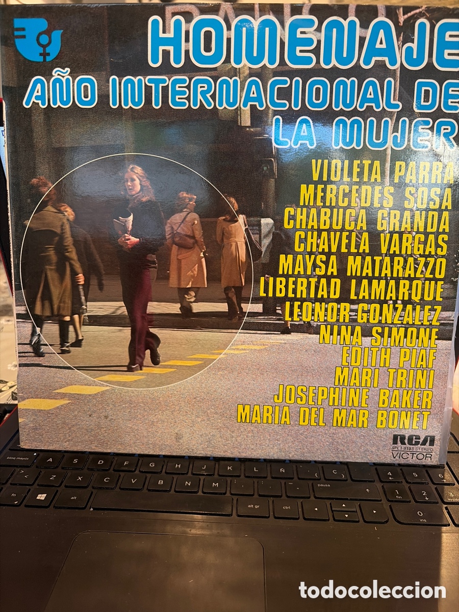 Discos de vinilo: HOMENAJE A&Ntilde;O INTERNACIONAL DE LA MUJER - VIOLETA PARRA + MERCEDES SOSA + CHABUCA GRANDA + CHAVELA LP