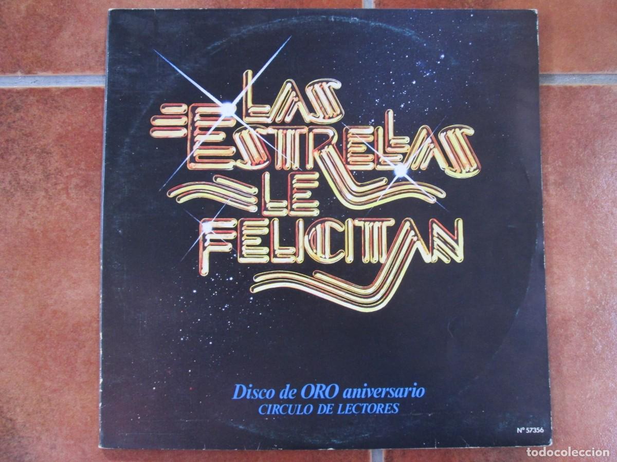 Discos de vinilo: LAS ESTRELLAS LE FELICITAN - Doble LP Recop, ed espa&ntilde;ola C. LECTORES. 1979. Muy buen estado VG+