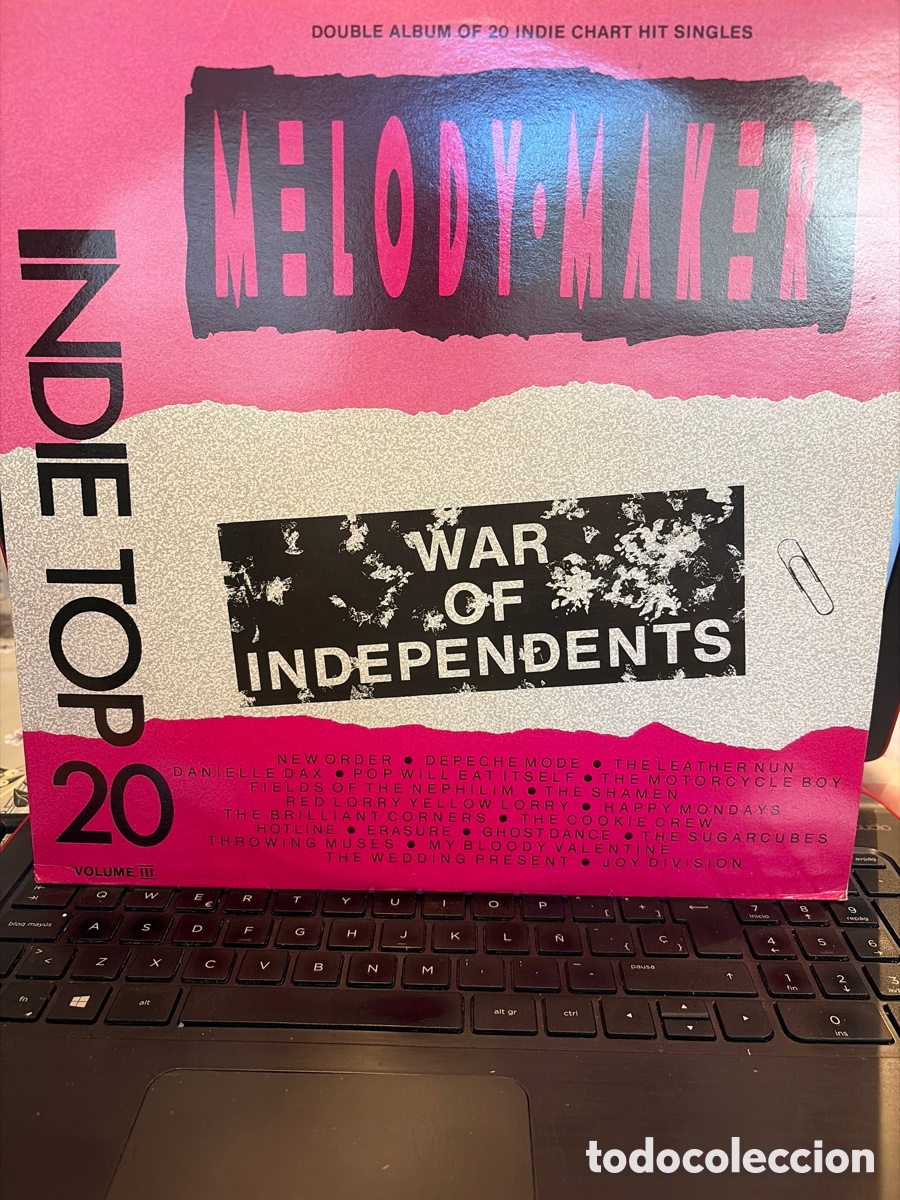 Disques de vinyle: INDIE TOP 20 VOL. III - MELODY MAKER LP DOBLE - NEW ORDER + DEPECHE MODE + ERASURE + JOY DIVISION +