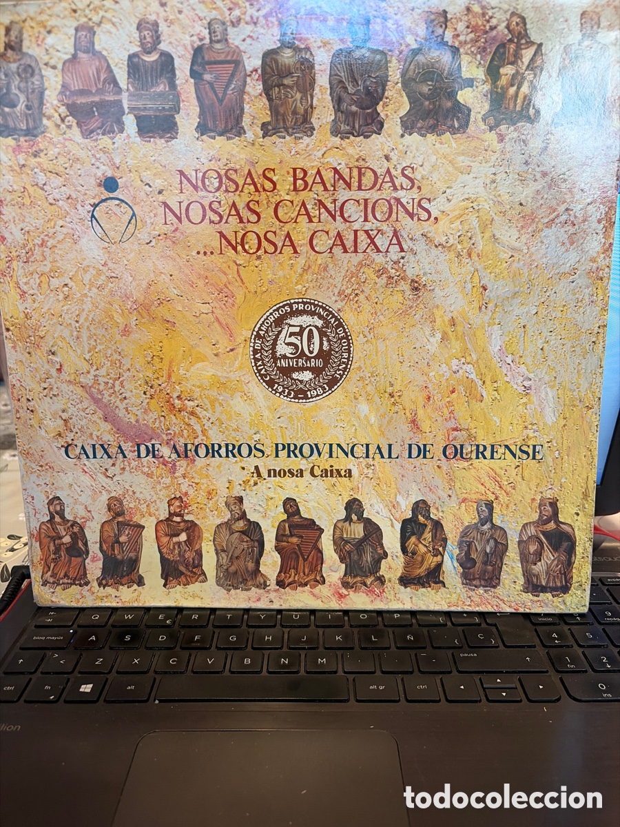 Discos de vinilo: NOSAS BANDAS, NOSAS CANCIONS, NOSA CAIXA - BANDA DE ALONDOS + BANDA DE CELANOVA..LP