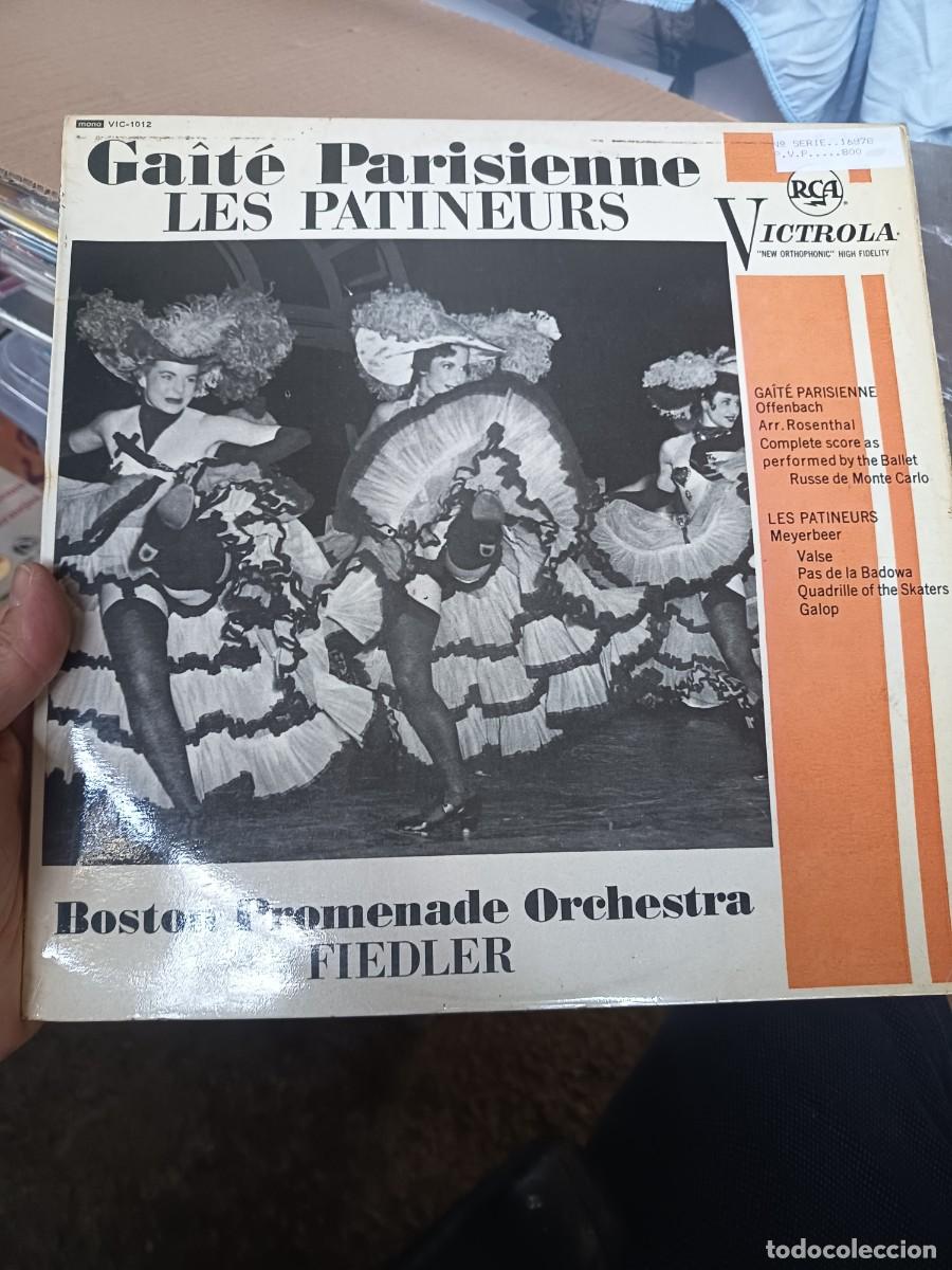 Discos de vinilo: LP GAITE PARISIENNE,,( LES PATINEURS)