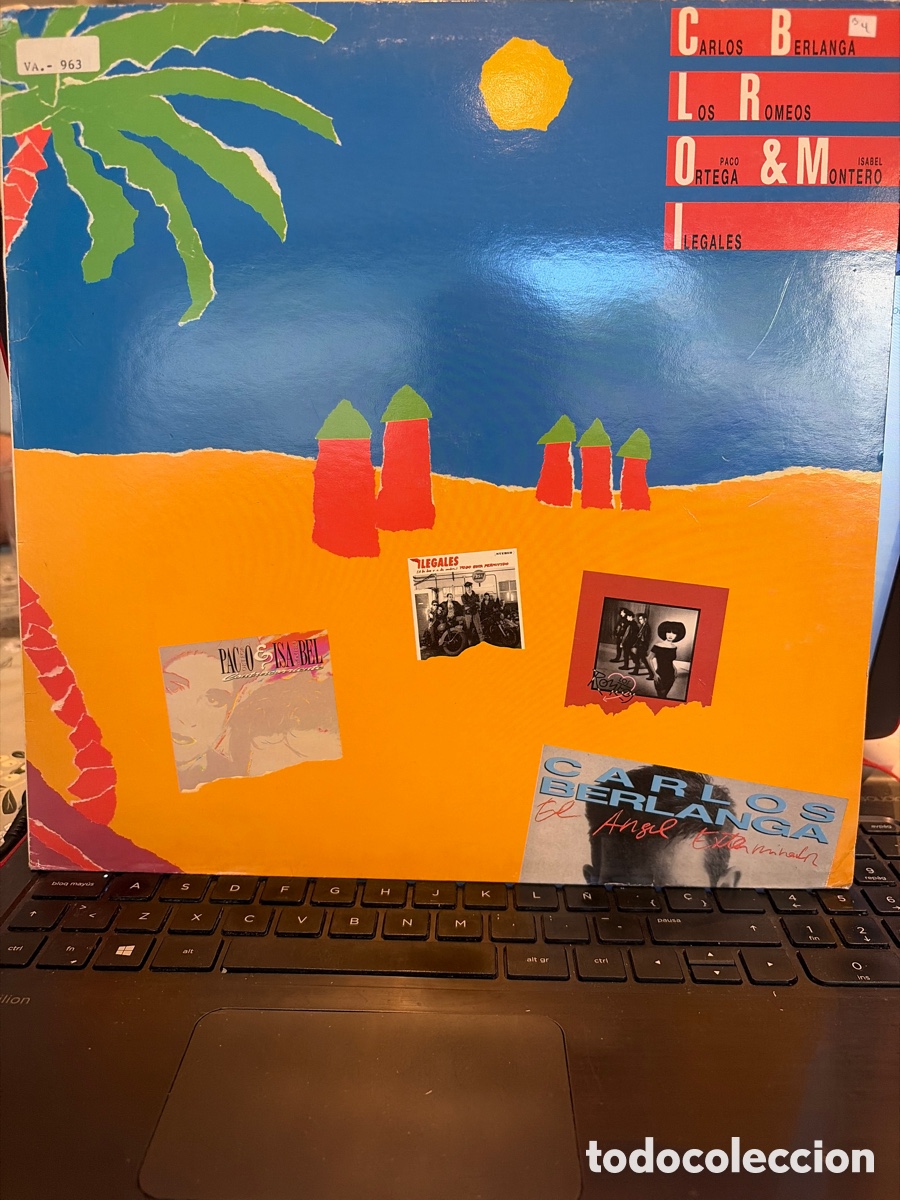 Disques de vinyle: CARLOS BERLANGA + ILEGALES + LOS ROMEOS + PACO ORTEGA E ISABEL MONTERO - LP