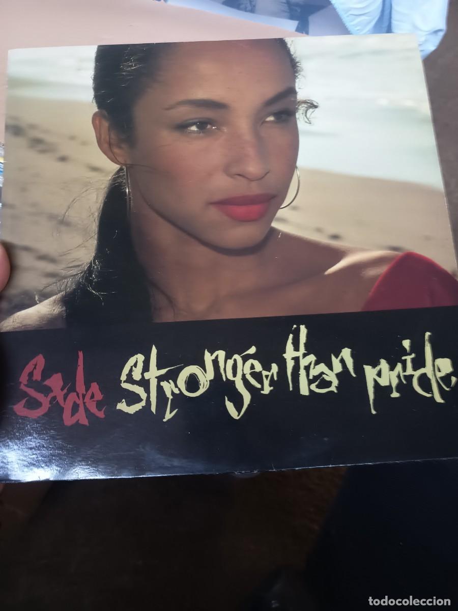 Discos de vinil: LP SADE,( stronger than pride)