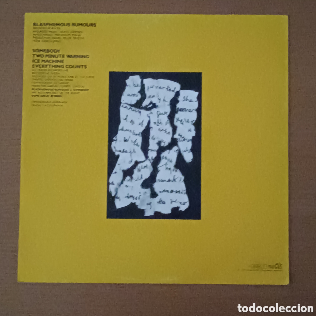 Discos de vinilo: Depeche Mode 12&rdquo; Blasphemous Rumours - Foto 2