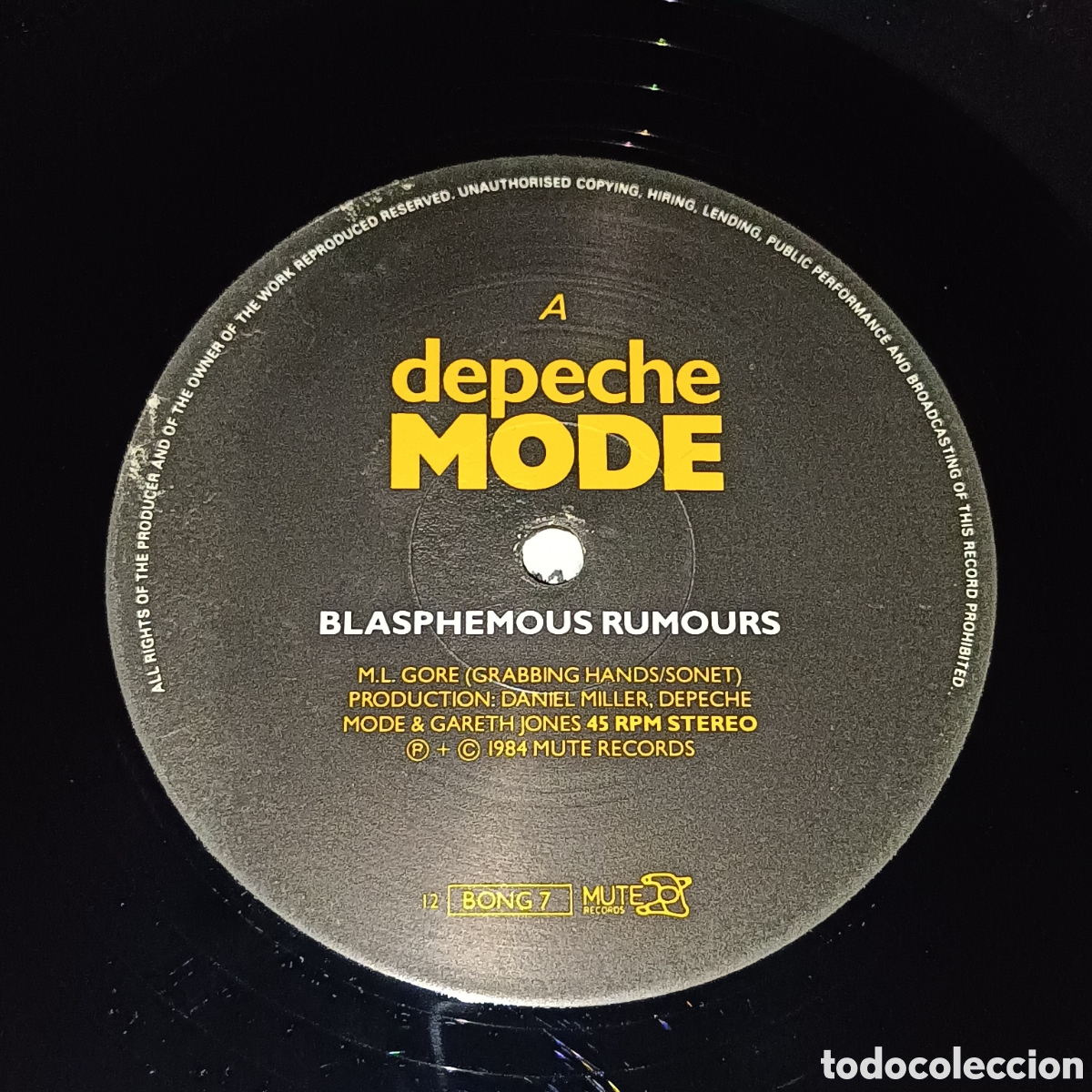 Discos de vinilo: Depeche Mode 12&rdquo; Blasphemous Rumours - Foto 4