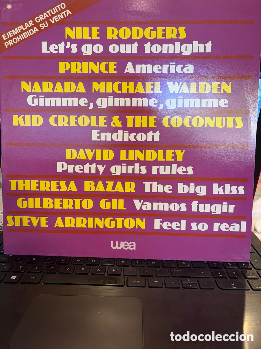 Vinyl-Schallplatten: EJEMPLAR GRATUITO - NILE RODGERS + PRINCE + KID CREOLE + DAVID LINDLEY + GILBERTO GIL LP