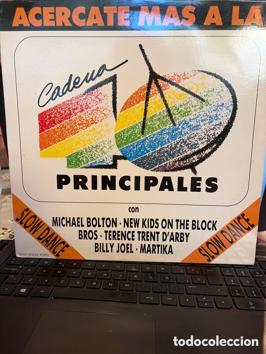 Vinyl-Schallplatten: ACERCATE MAS CADENA 40 PRINCIPALES - MICHAEL BOLTON + NKOTB + MARTIKA + BILLY JOEL.. LP