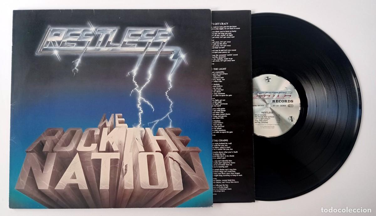 Discos de vinilo: LP RESTLESS - WE ROCK THE NATION - Foto 3