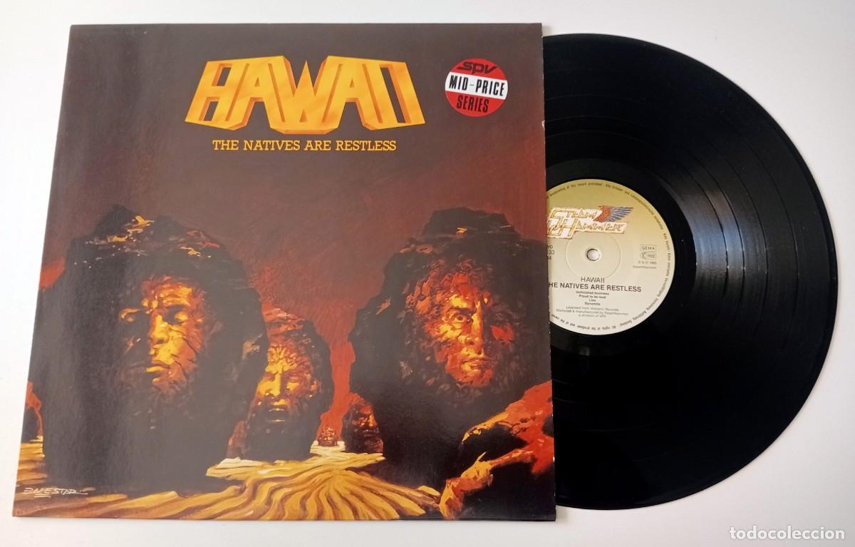 Discos de vinilo: LP HAWAII - THE NATIVES ARE RESTLESS - Foto 3