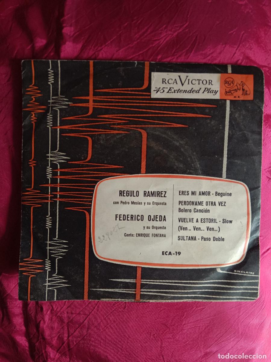Discos de vinilo: Regulo Ram&iacute;rez /Federico Ojeda - Eres mi Amor / Vuelve a Estoril... - Edit. RCA. Victor. 1951