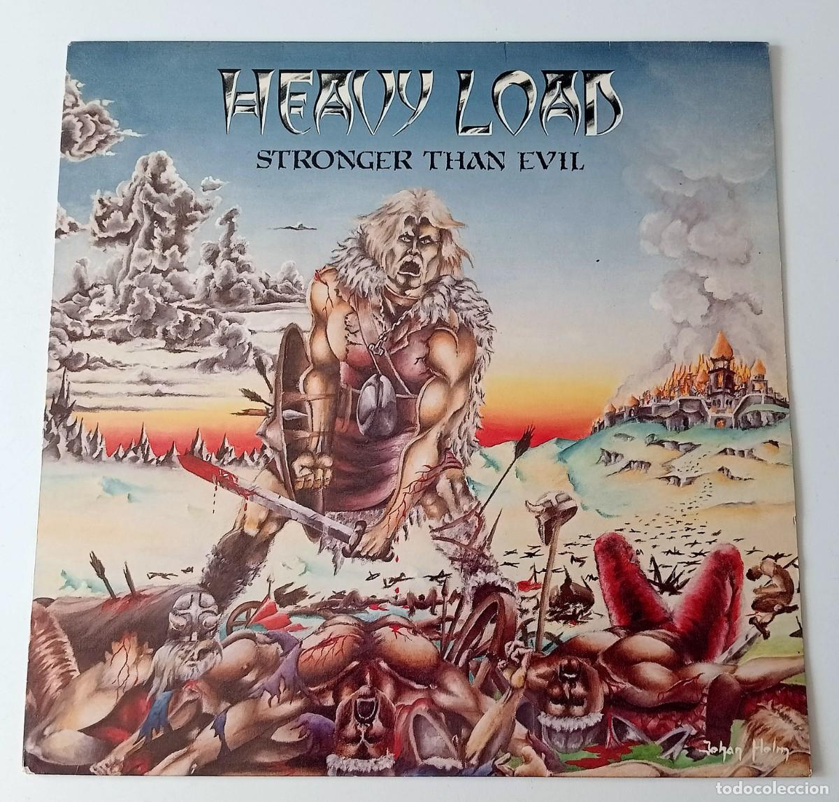Discos de vinilo: LP HEAVY LOAD - STRONGER THAN EVIL