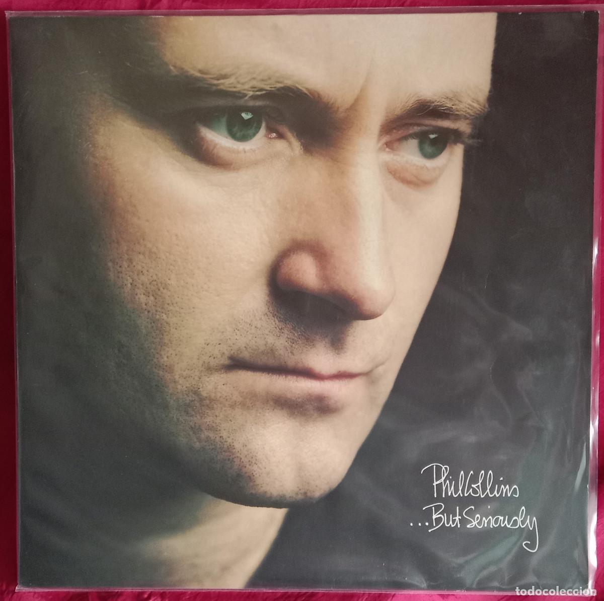 Discos de vinilo: Phil Collins - ...But Senously - Colours / Father To Son / All Of My Live... - Edit. WEA. 1989