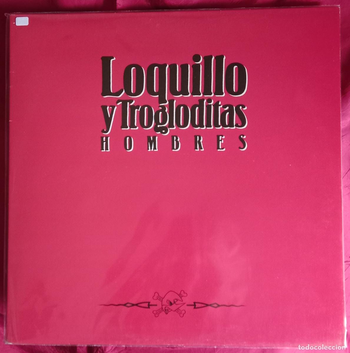 Discos de vinilo: Loquillo y los Trogloditas - Hombres - Blanco y Negro / Chicas / Amigo... - Edit. HispaVox. 1991
