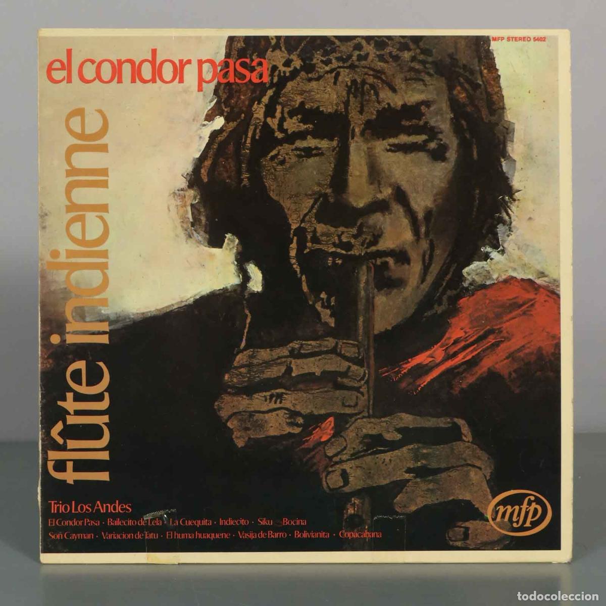Discos de vinilo: LP. Fl&ucirc;te Indienne - El Condor Pasa - Trio Los Andes