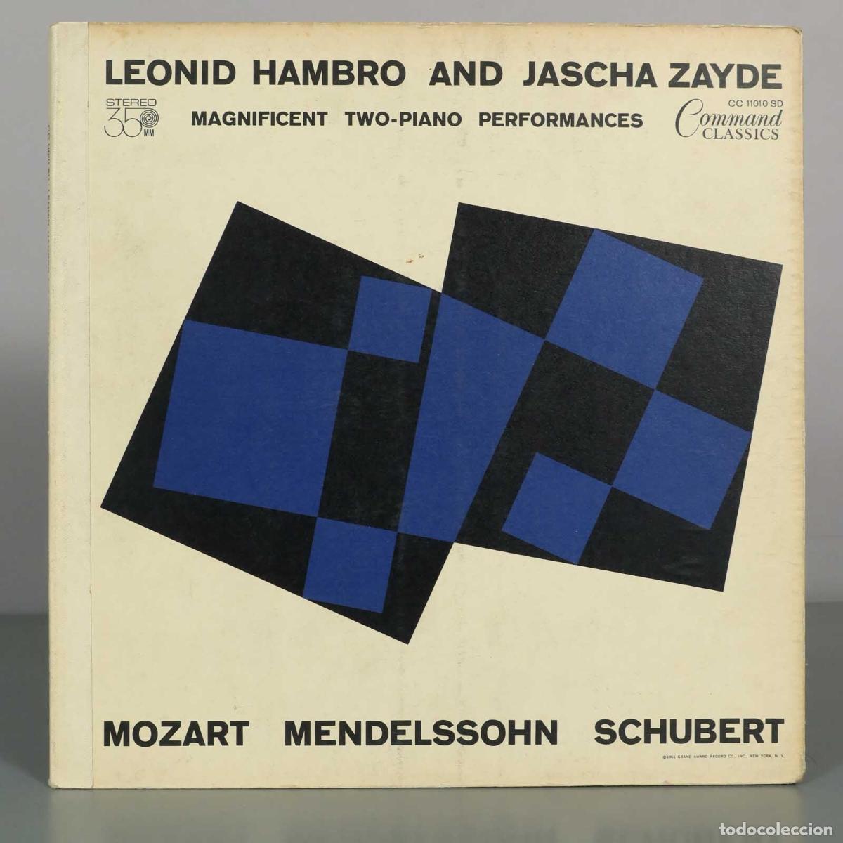 Discos de vinilo: LP. Magnificent Two-Piano Performances - Leonid Hambro, Jascha Zayde - Mozart, Mendelssohn, Schuber