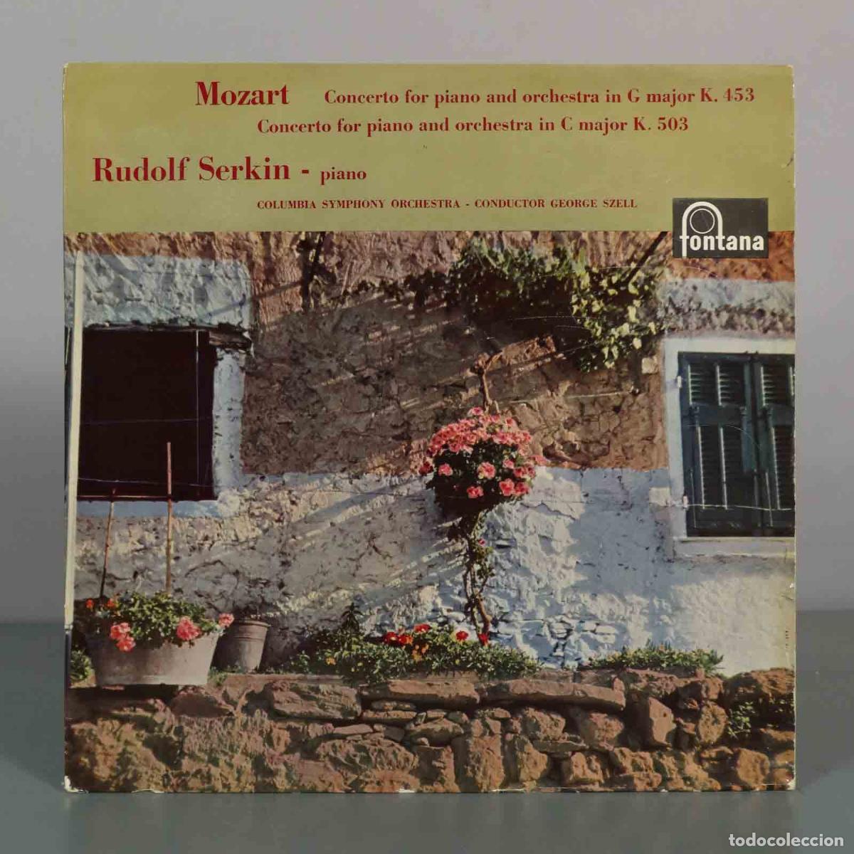 Discos de vinilo: LP. Mozart: Concerto for piano and orchestra in G major K. 453, Concerto for SERKIN SZELL
