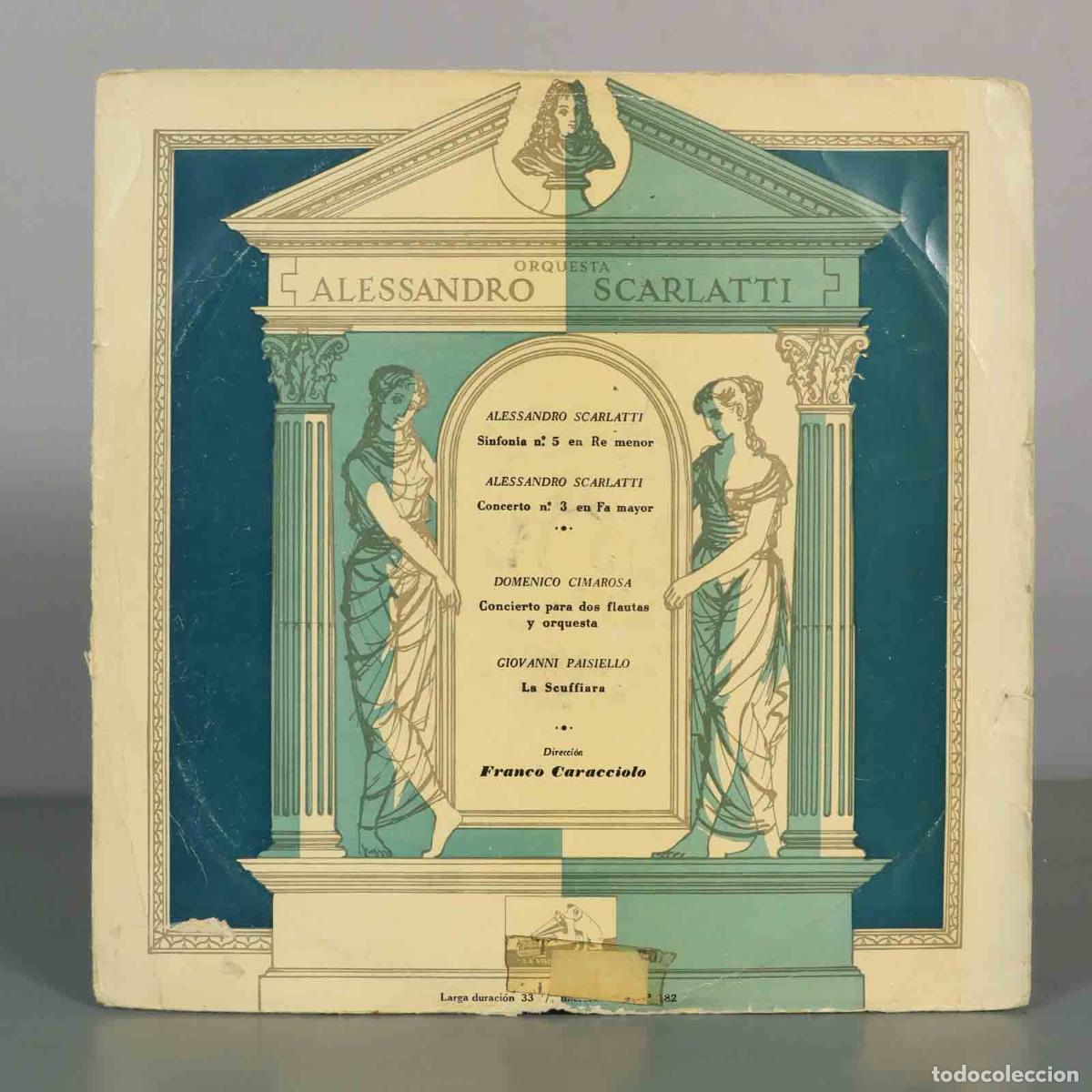 Discos de vinilo: LP. Scarlatti, Cimarosa, Paisiello - Orquesta Alessandro Scarlatti, Sinfonia N&ordm; 5 / Concerto N&ordm; 3