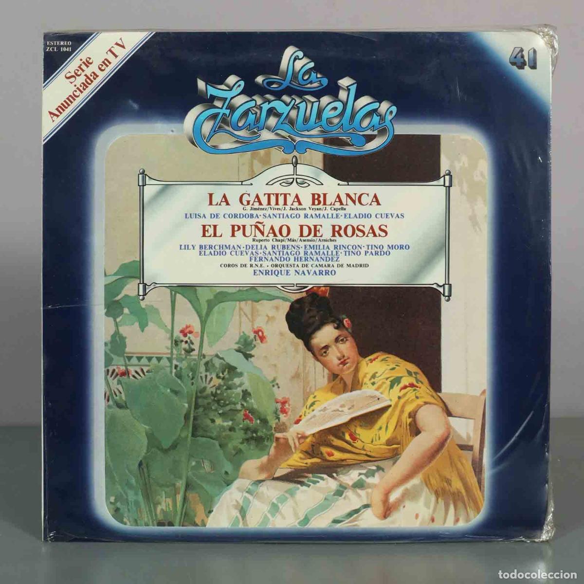 Vinyl-Schallplatten: LP. La Gatita Blanca / El Pu&ntilde;ao De Rosas - Ger&oacute;nimo Gim&eacute;nez, Amadeo Vives, Ruperto Chap&iacute;, PRECINTADO