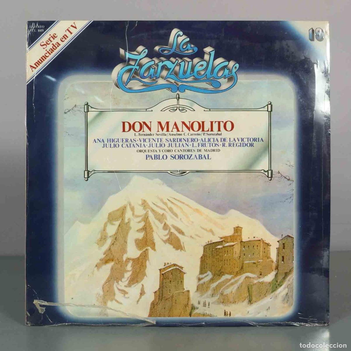 Vinyl-Schallplatten: LP. La Zarzuela: Don Manolito - Pablo Soroz&aacute;bal, Ana Higueras, Vicente Sardinero, PRECINTADO