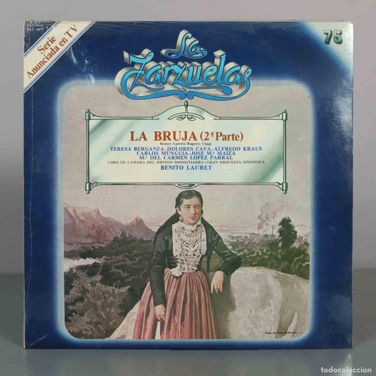 Vinyl-Schallplatten: LP. La Zarzuela - La Bruja (2&ordf; Parte) - Ruperto Chap&iacute; - Teresa Berganza, Dolores Cava, PRECINTADO
