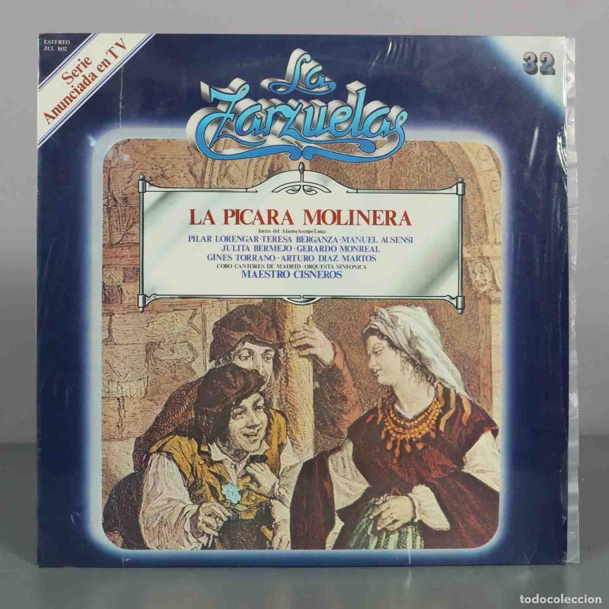 Discos de vinilo: LP. La P&iacute;cara Molinera - Pablo Luna - &Aacute;ngel Torres, Antonio Asenjo - Indalecio Cisneros, Pilar Lore