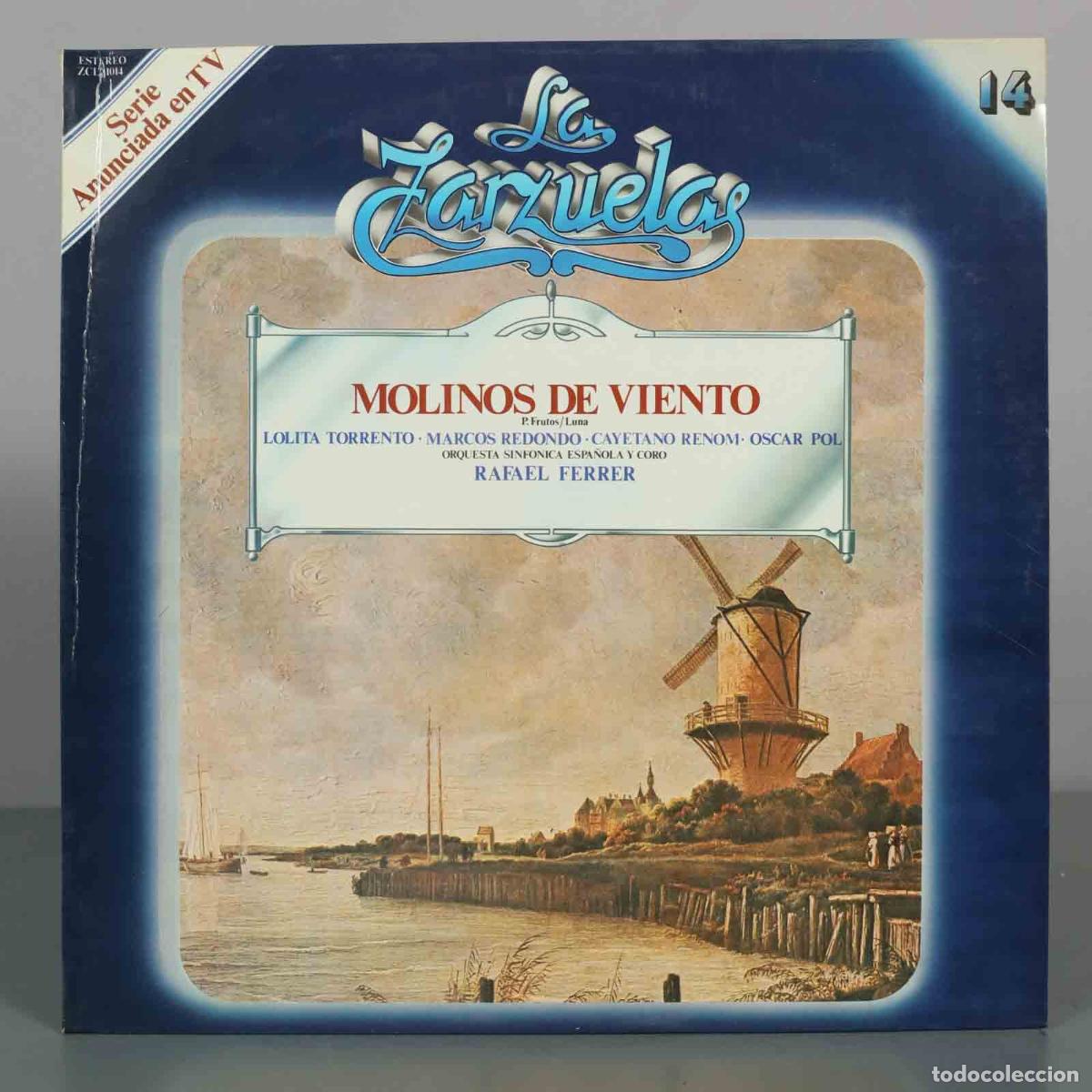 Discos de vinil: LP. Molinos de Viento - Pablo Luna - Lolita Torrent&oacute;, Marcos Redondo, Cayetano Renom, &Oacute;scar Pol, Or