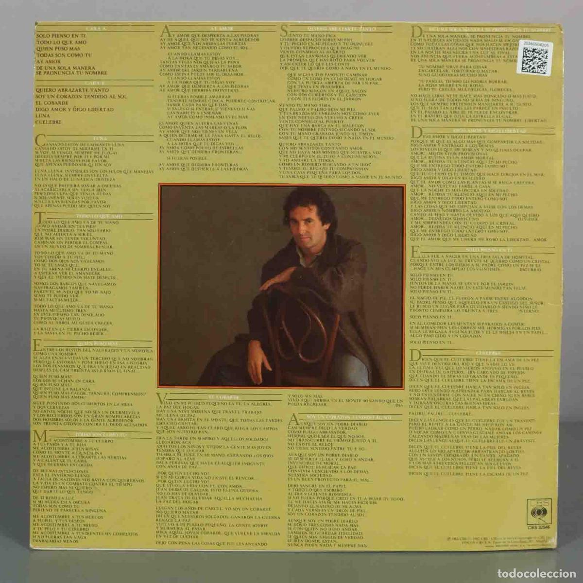 Discos de vinilo: LP. Grandes Exitos - V&iacute;ctor Manuel - Foto 2