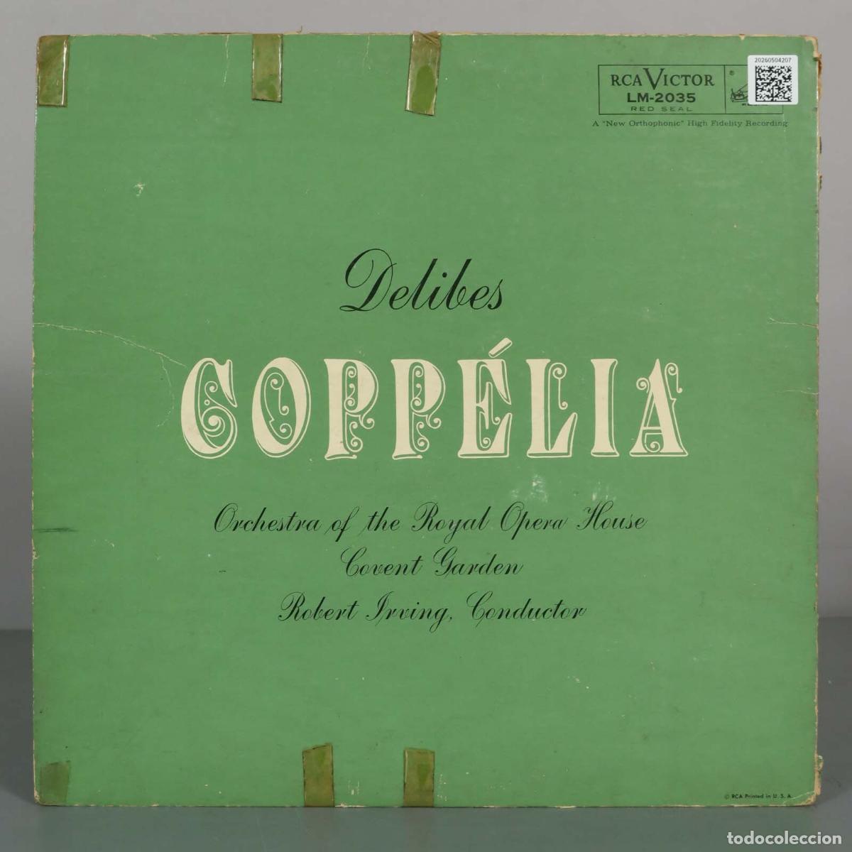 Discos de vinilo: LP. Copp&eacute;lia - L&eacute;o Delibes - Foto 2