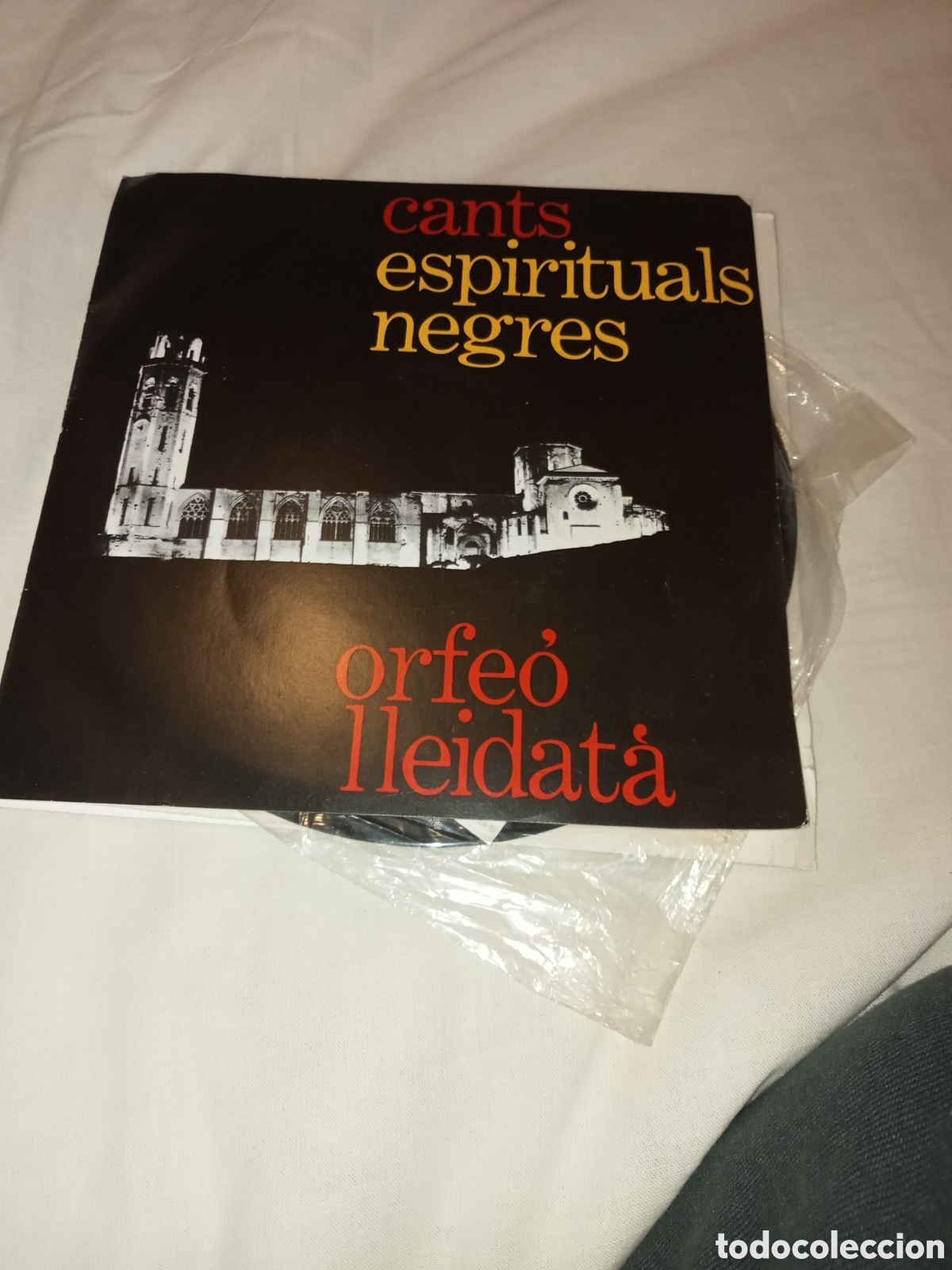 Discos de vinilo: Cants espirituals negres. Orfe&oacute;n lleidata