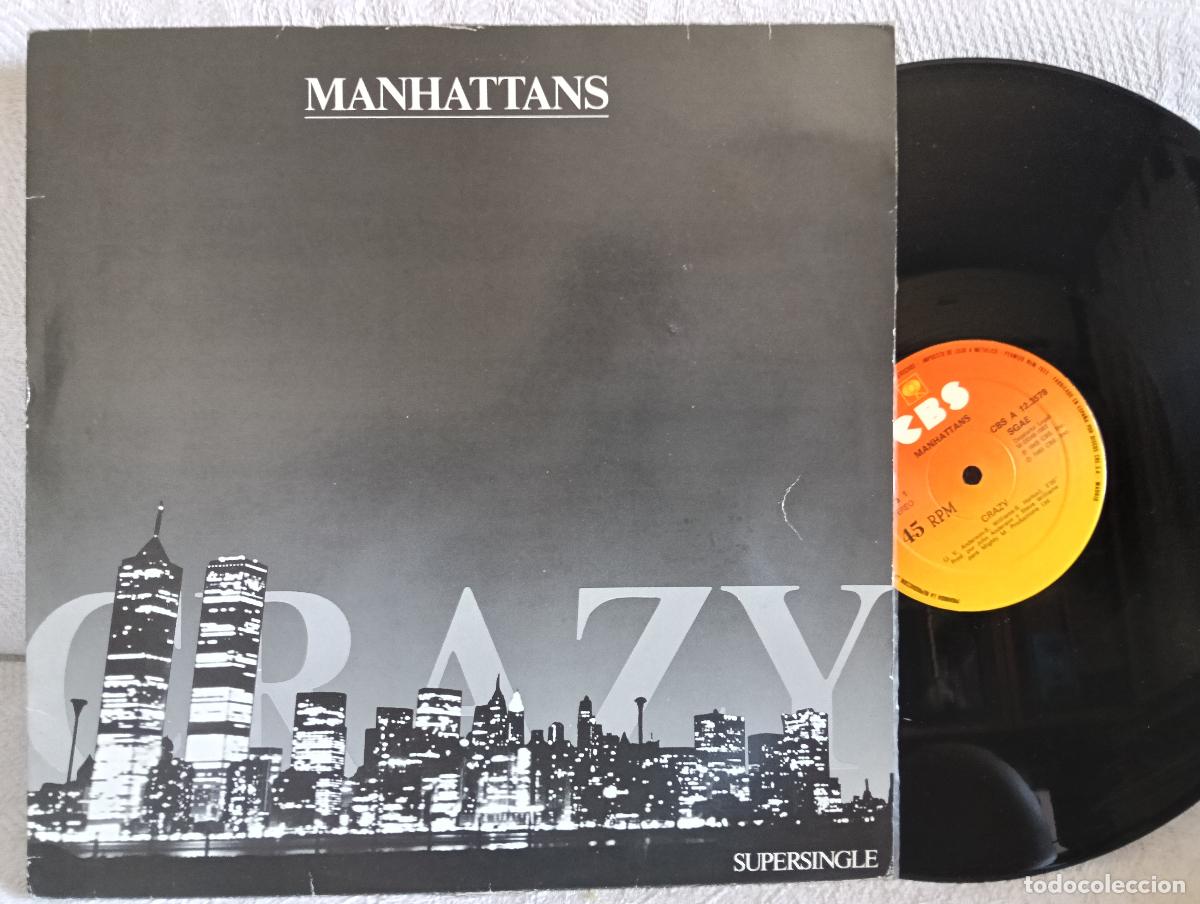 Discos de vinilo: MANHATTANS CRAZY Maxi Excelente estado Ver titulos y dem&aacute;s informaci&oacute;n en fotos.Pedido m&iacute;nimo 9,00 e