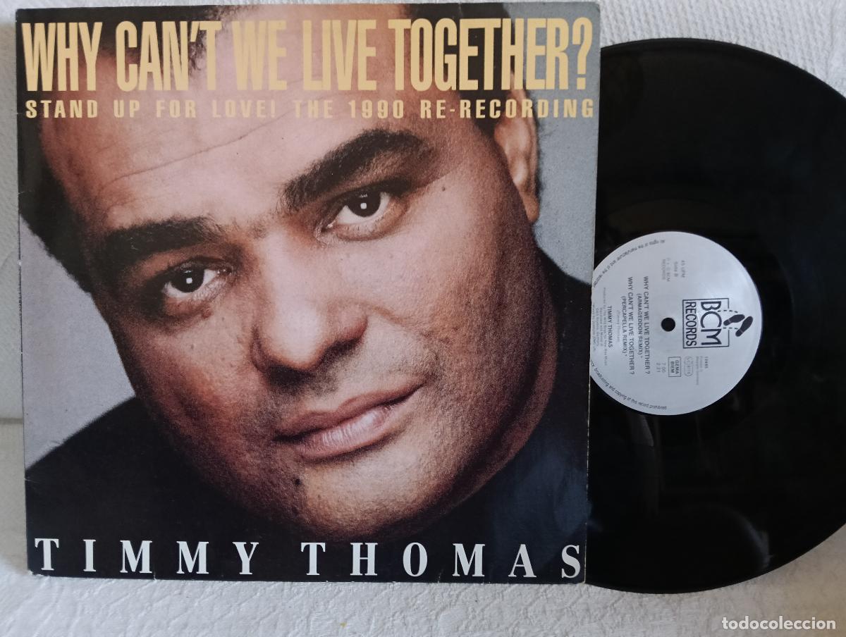 Discos de vinilo: TIMMY THOMAS Why Cant't We Live Together Maxi NUEVO Ver titulos y dem&aacute;s informaci&oacute;n en fotos.Pedido