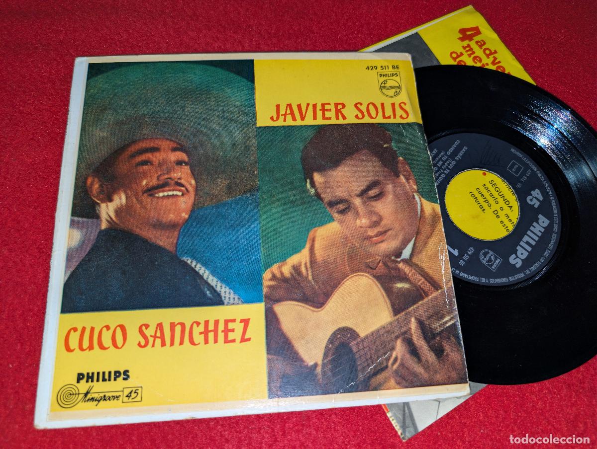 Discos de vinilo: CUCO SANCHEZ + JAVIER SOLIS EP 7'' 1959 Philips ESPA&Ntilde;A SPAIN