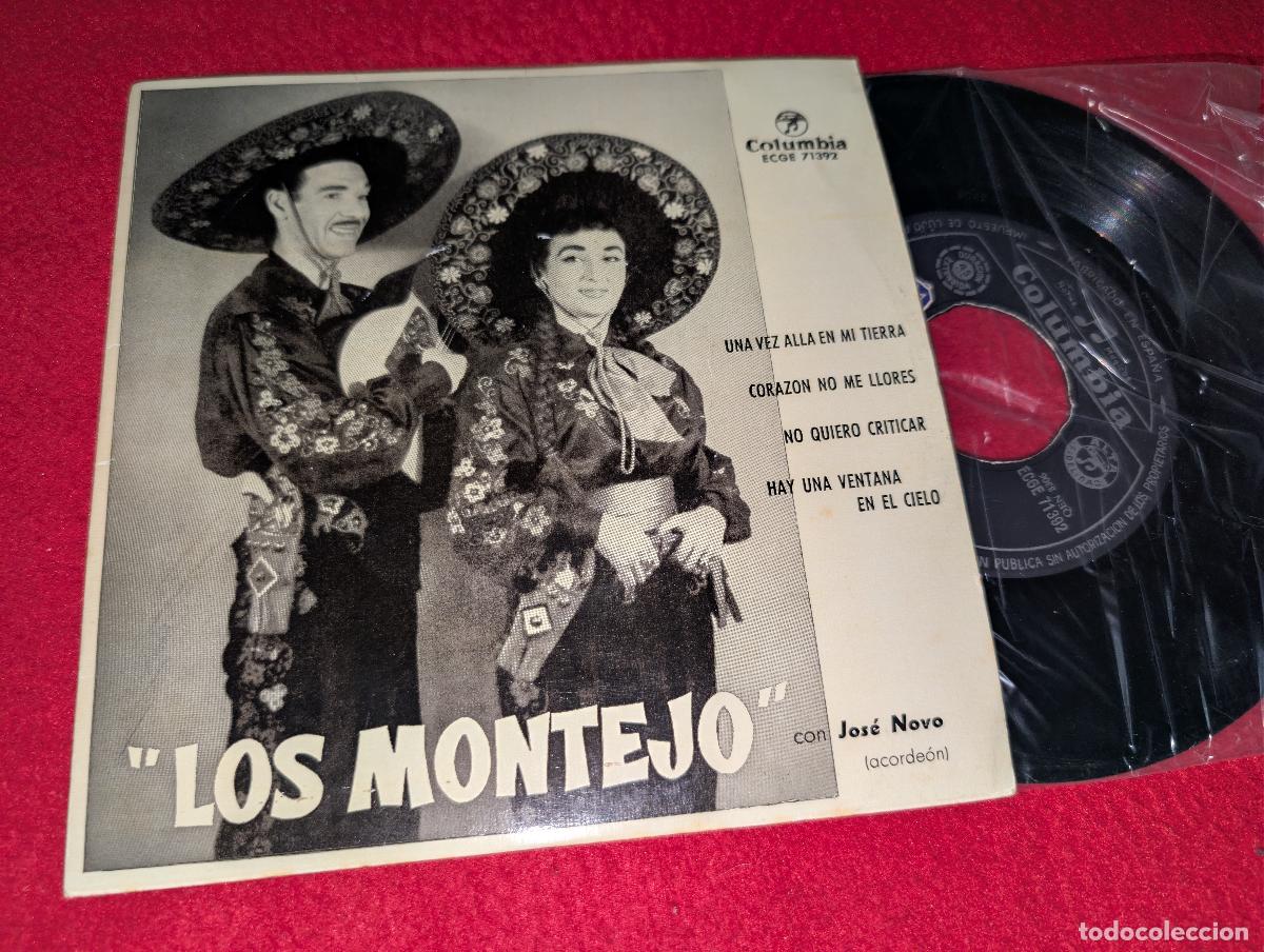 Discos de vinilo: LOS MONTEJO Una vez alla en mi tierra/No quiero criticar +2 EP 7'' 1960 Columbia SPAIN