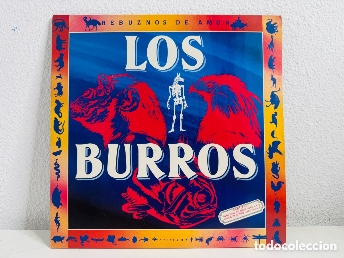 Discos de vinilo: Los Burros &ndash; Rebuznos De Amor. Vinilo, LP, Album Vinilo, 12&rdquo;, Mini-Album 1988