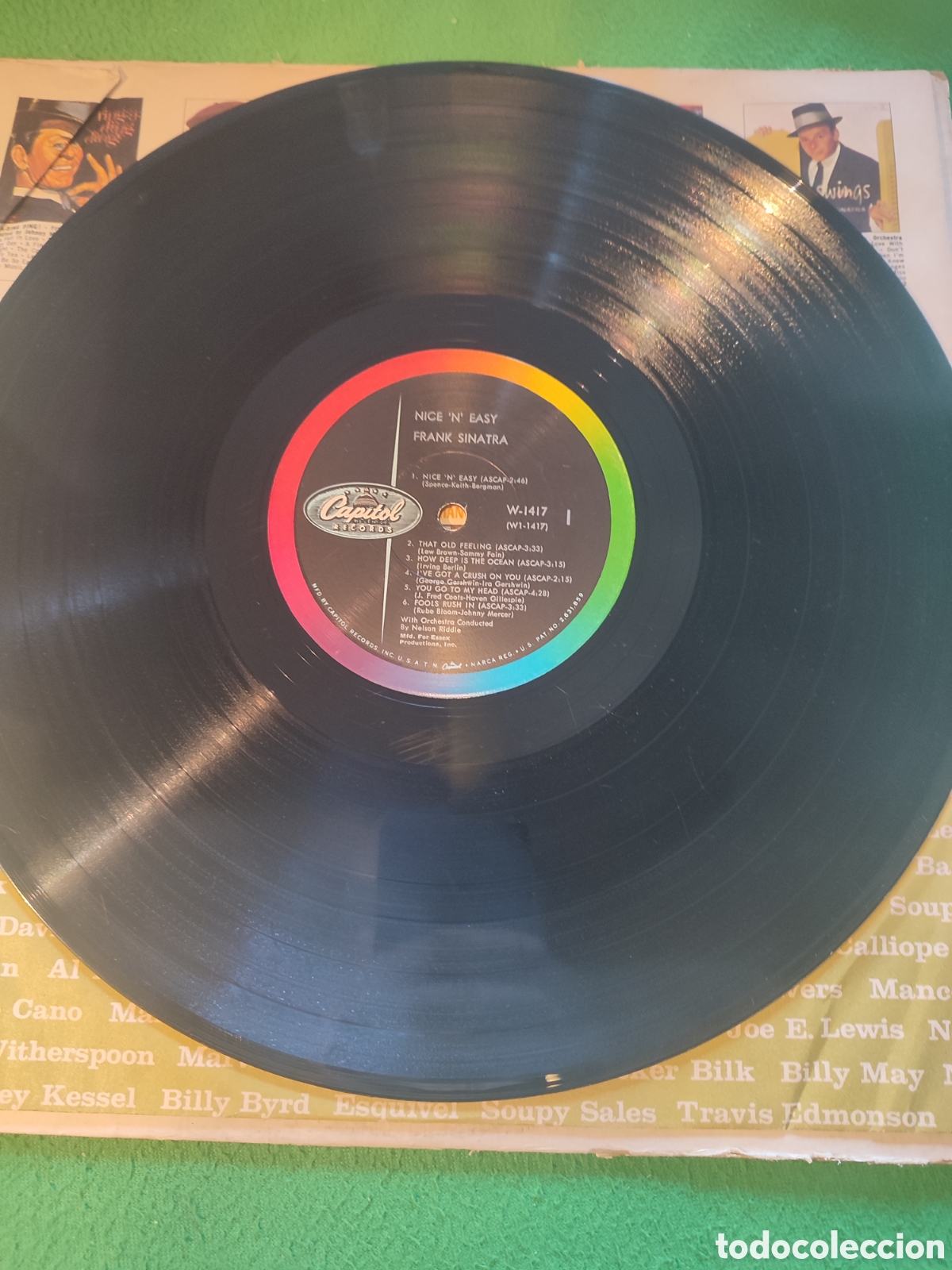 Discos de vinilo: Frank Sinatra - Nice  n Easy edici&oacute;n USA - Foto 3