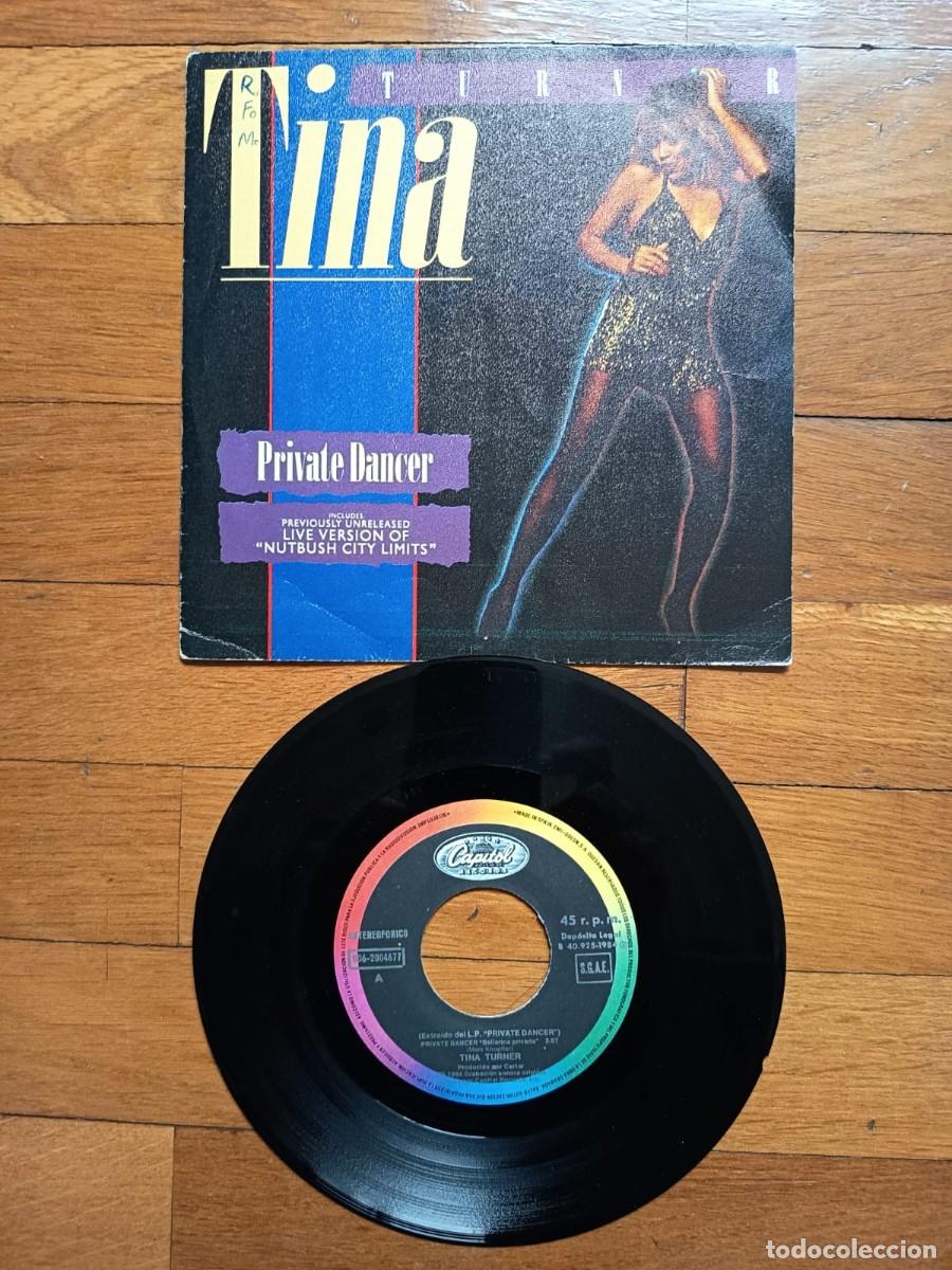 Discos de vinilo: SINGLE - TTINA TURNER - PRIVATE DANCER - 1984 - Foto 1