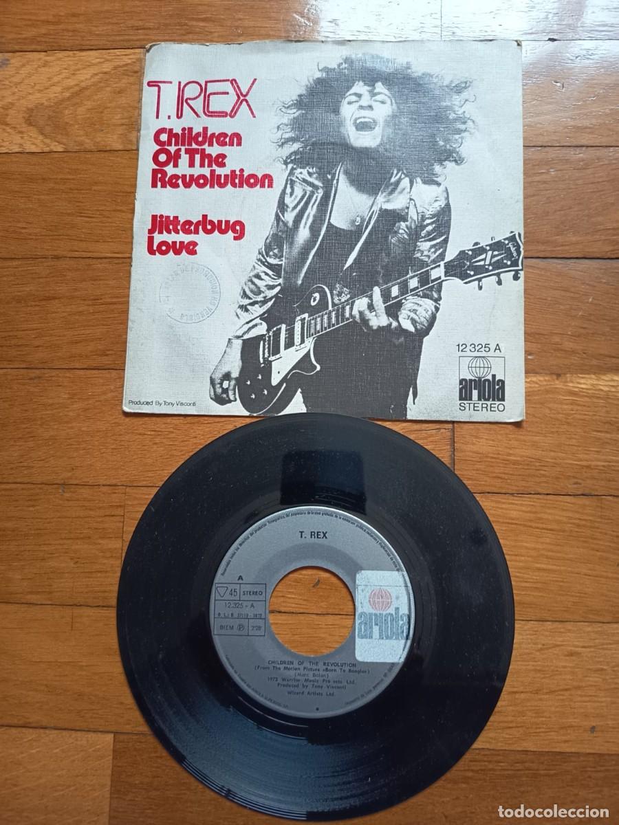 Discos de vinilo: SINGLE - T.REX - CHILDREN OF THE REVOLUTION - 1972