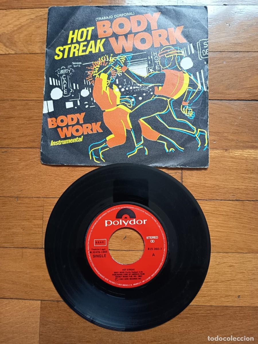Discos de vinilo: SINGLE - HOT STREAK - BODY WORK - 1983