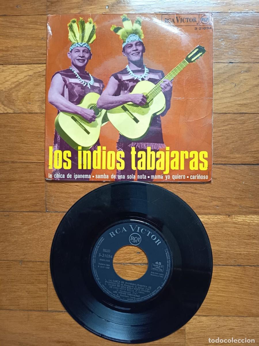 Discos de vinilo: SINGLE EP. - LOS INDIOS TABAJARAS - LA CHICA DE iPANEMA - 1968 - Foto 1