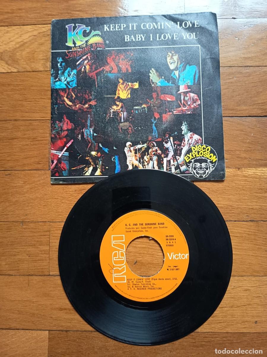 Discos de vinilo: SINGLE - K.C. AND THE SUNSHINE BAND - KEEP IT COMIN LOVE - 1977