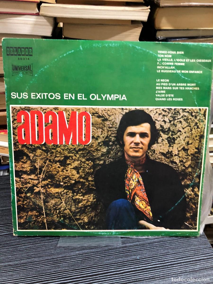 Discos de vinilo: Sus &Eacute;xitos en el Olympia Adamo
