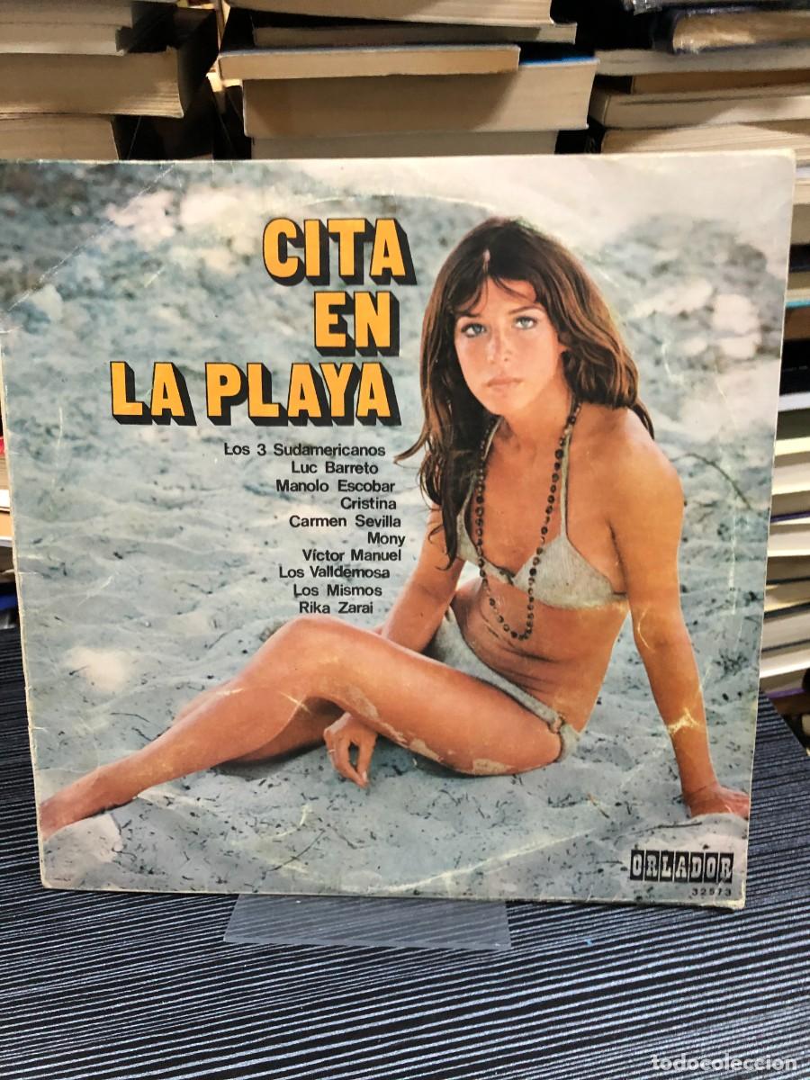 Discos de vinilo: Cita en la Playa Varios Artistas (Sello Orlador)