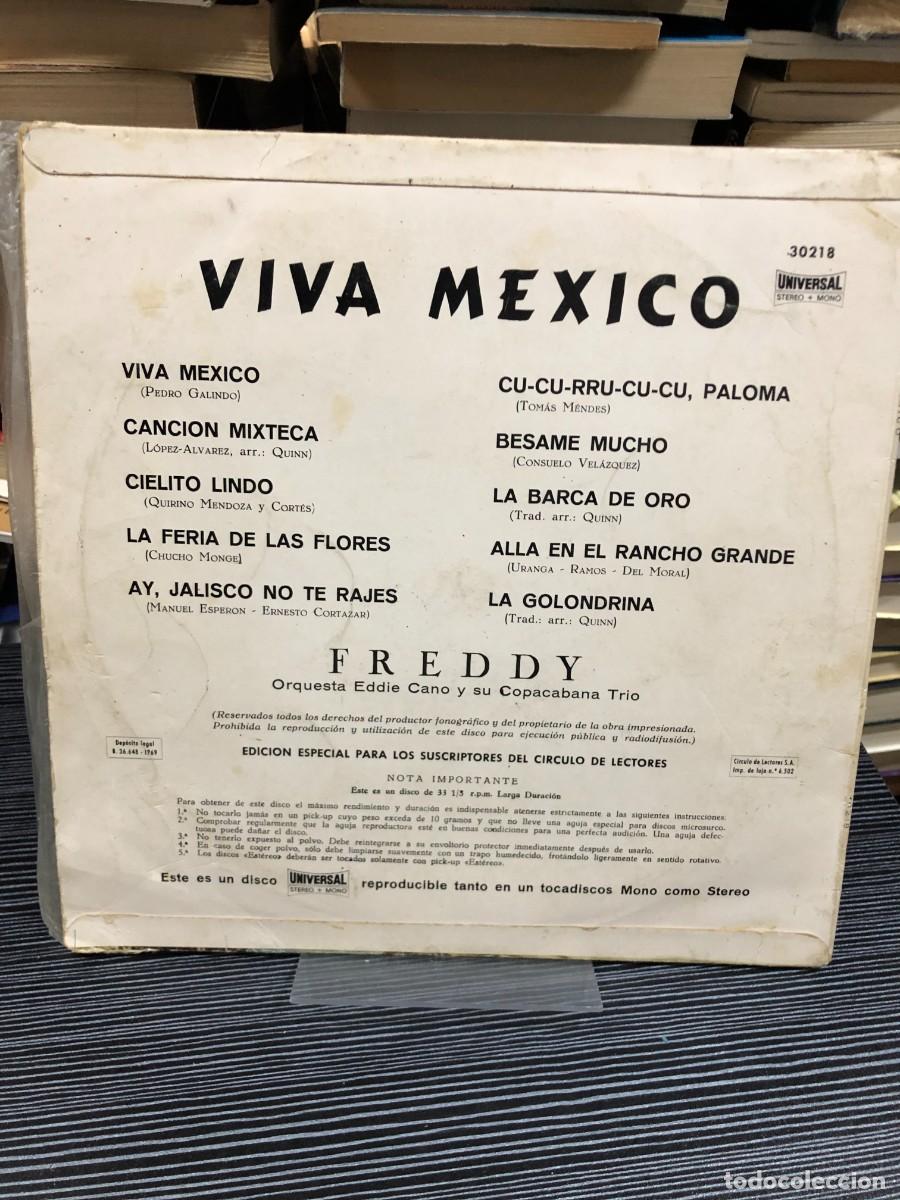 Discos de vinilo: Viva Mexico Freddy (Freddy Quinn) - Foto 2