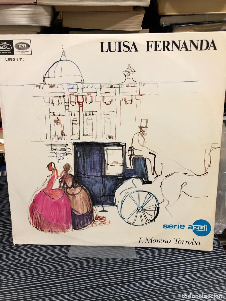 Discos de vinilo: Luisa Fernanda (Zarzuela) F. Moreno Torroba (Compositor)